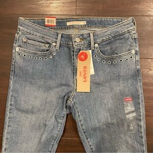 Levi's 711 Women's Skinny Jeans with Rivets